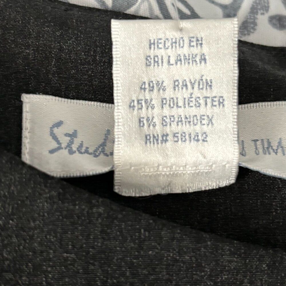 Studio by London Times Charcoal Gray Sheath Dress Size 16 Career - Picture 3 of 8